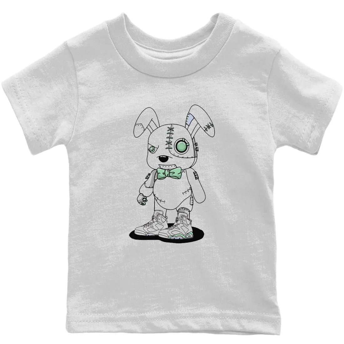 - Air Cyborg Heavy discount Kids Bunny Tops Mint Foam Jordan 6 Timeless