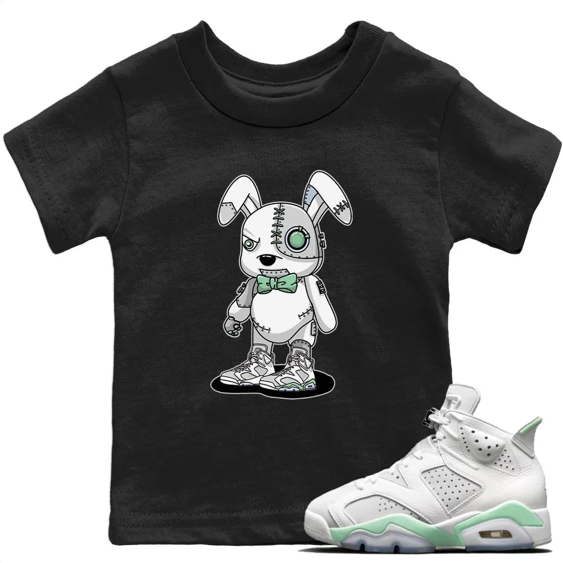 - Air Cyborg Heavy discount Kids Bunny Tops Mint Foam Jordan 6 Timeless