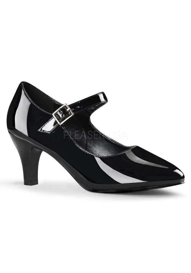 3" Block Heel D'orsay Mary Jane Pump