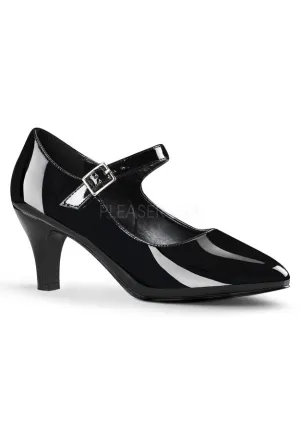 3" Block Heel D'orsay Mary Jane Pump