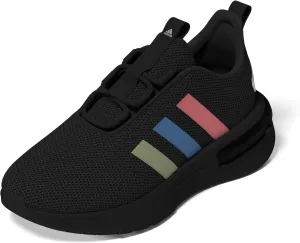 adidas Racer TR23 Sneaker, Black/Silver Metallic/Black, 6 US Unisex Big Kid