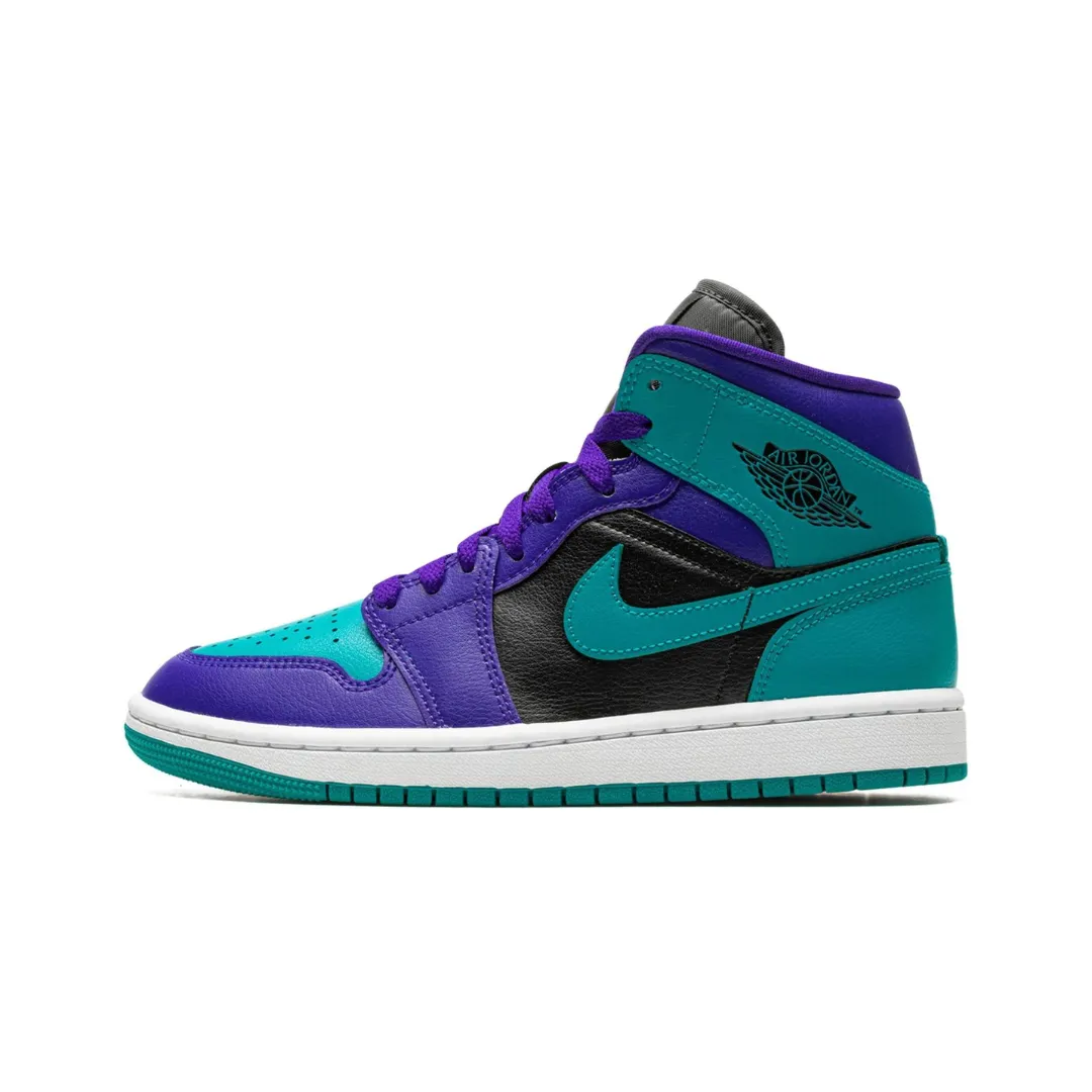 Air Jordan 1 Mid 'Black Grape' (WMNS)