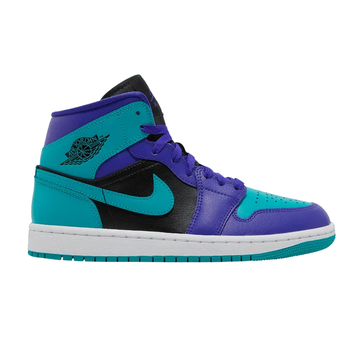 Air Jordan 1 Mid 'Black Grape' (WMNS)