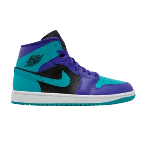 Air Jordan 1 Mid 'Black Grape' (WMNS)