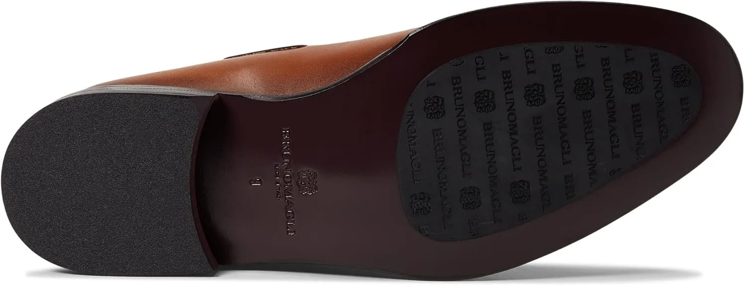 Alfredo Leather Tassel Slip On Loafer - Black