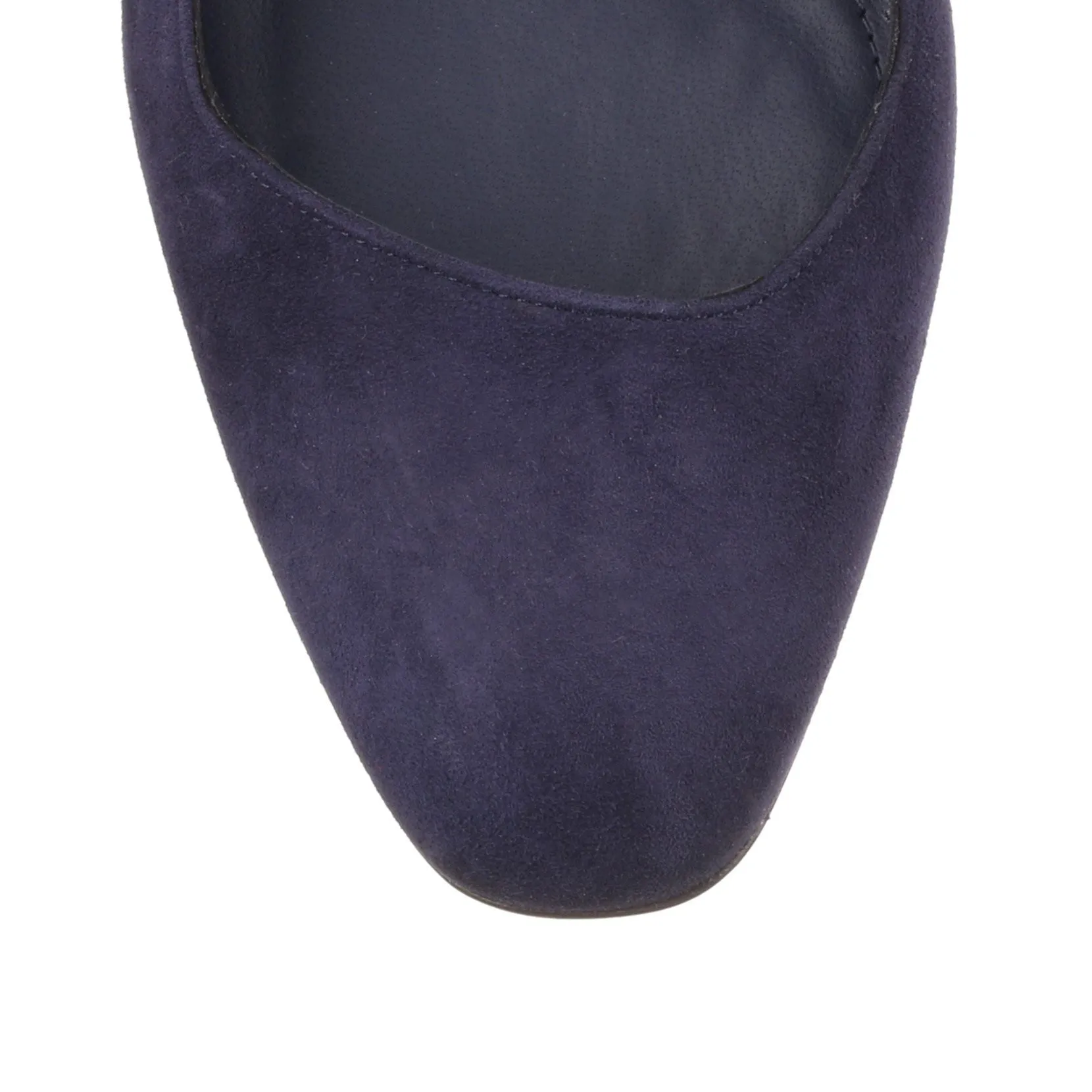 Arezzo 55 navy suede pump