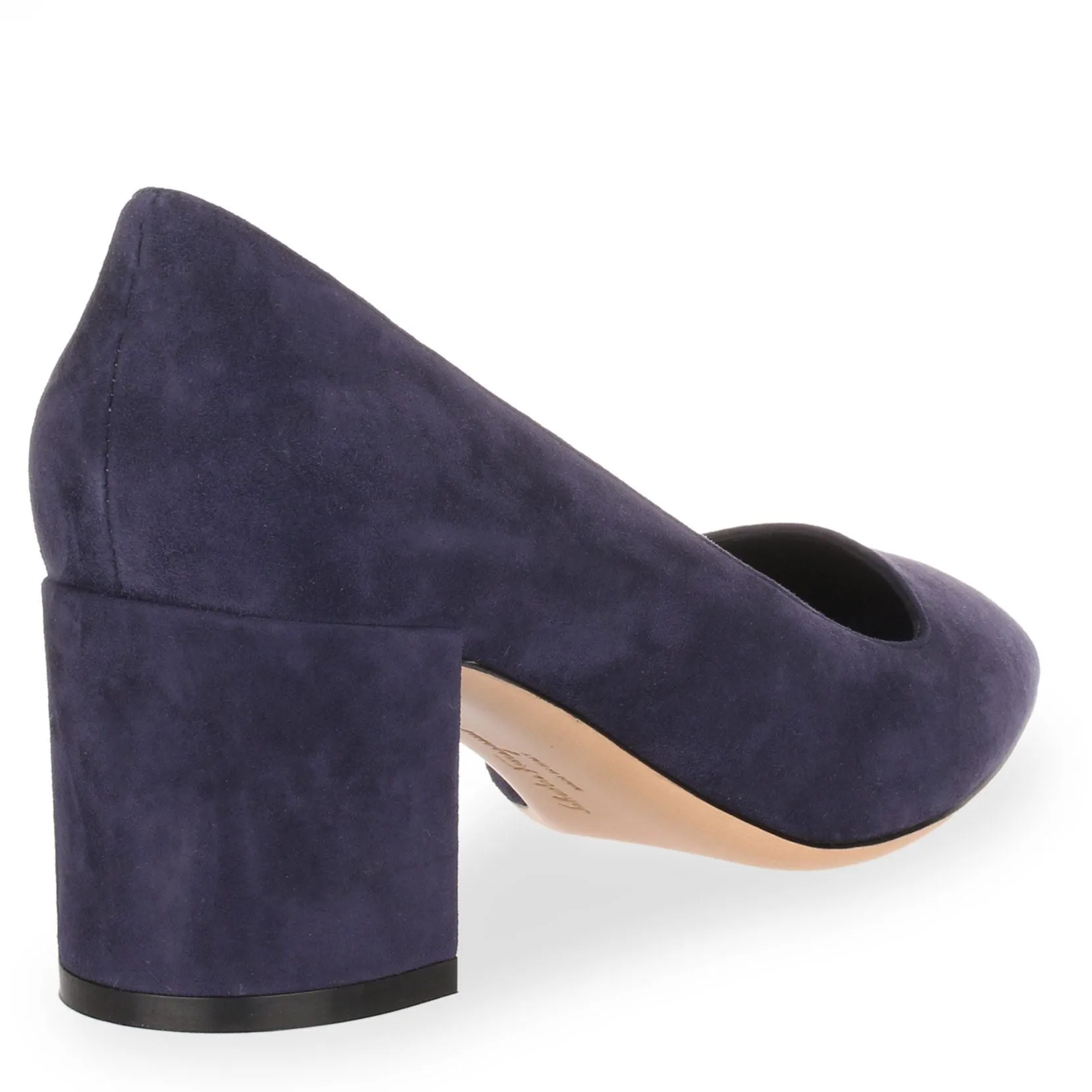 Arezzo 55 navy suede pump