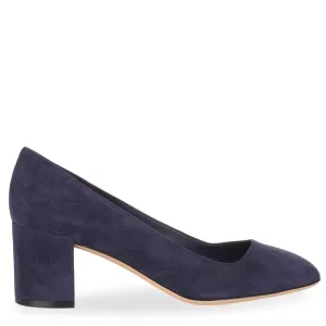 Arezzo 55 navy suede pump