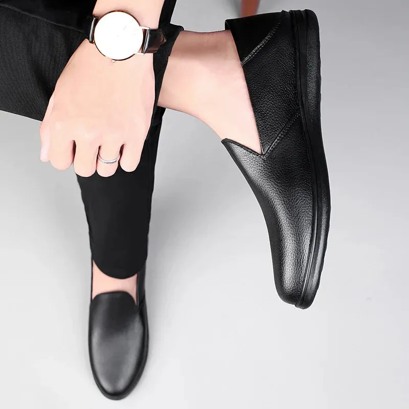 Basik Genuine Leather Loafers