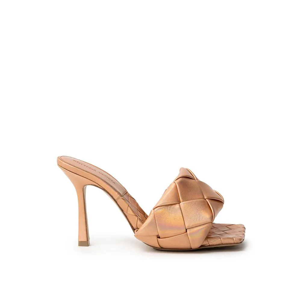 Beautiful Sandal Leather Bronze Veneta Bottega Problem-solving