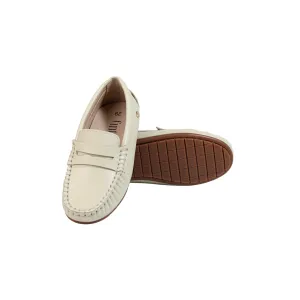 Beige Leather