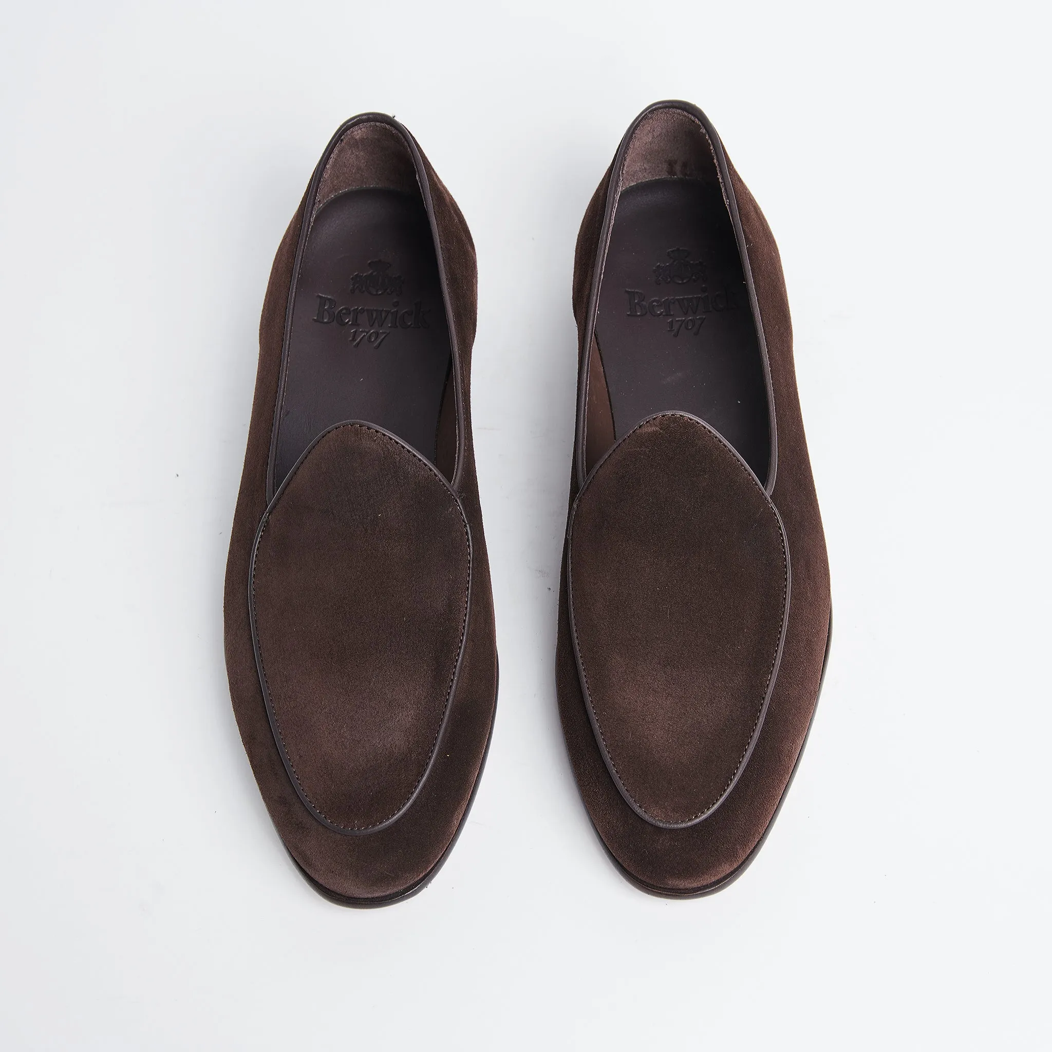 Belgian Loafer 4950 in Dark Brown Suede