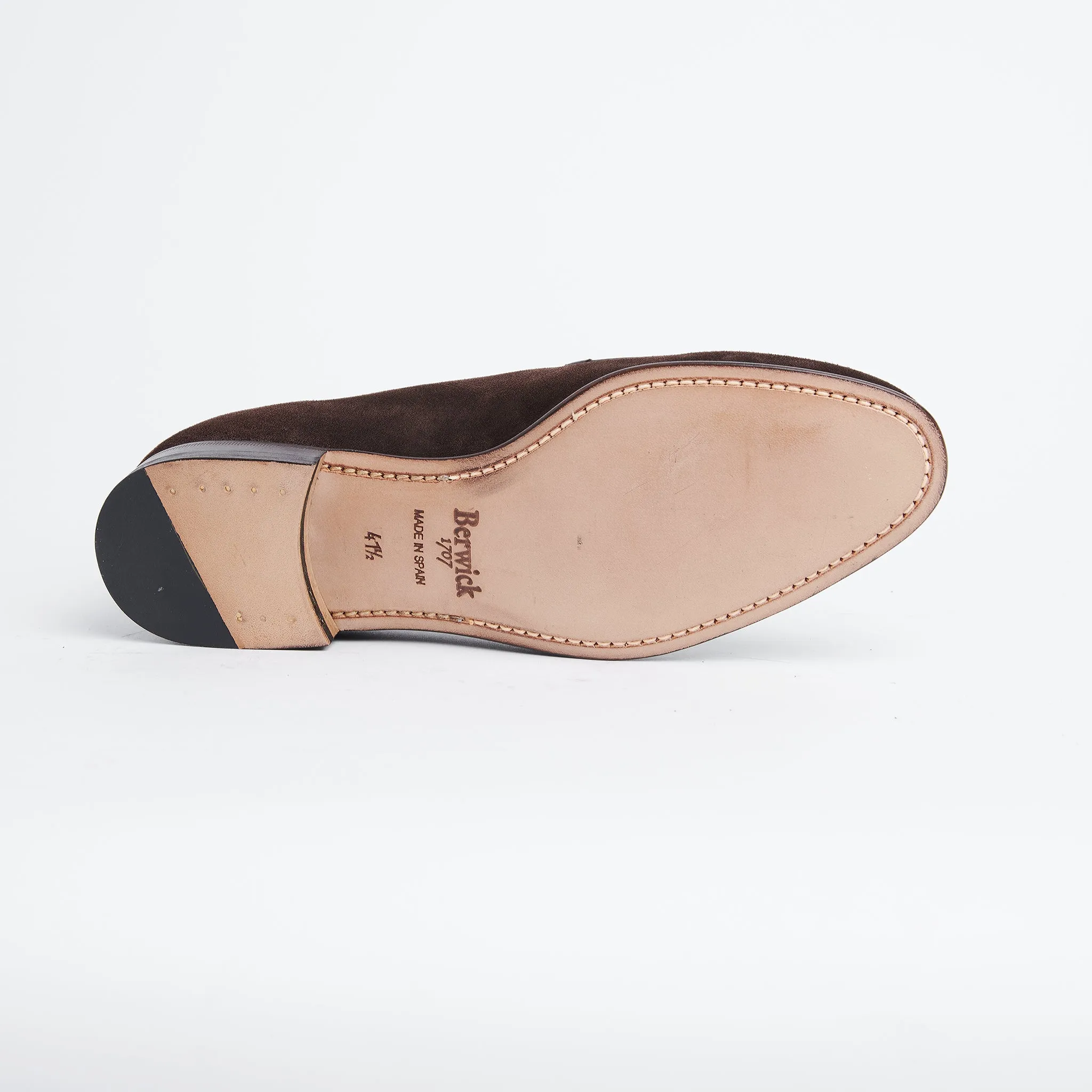 Belgian Loafer 4950 in Dark Brown Suede