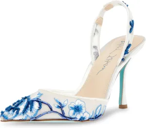Betsey Johnson Women's Patch Pump