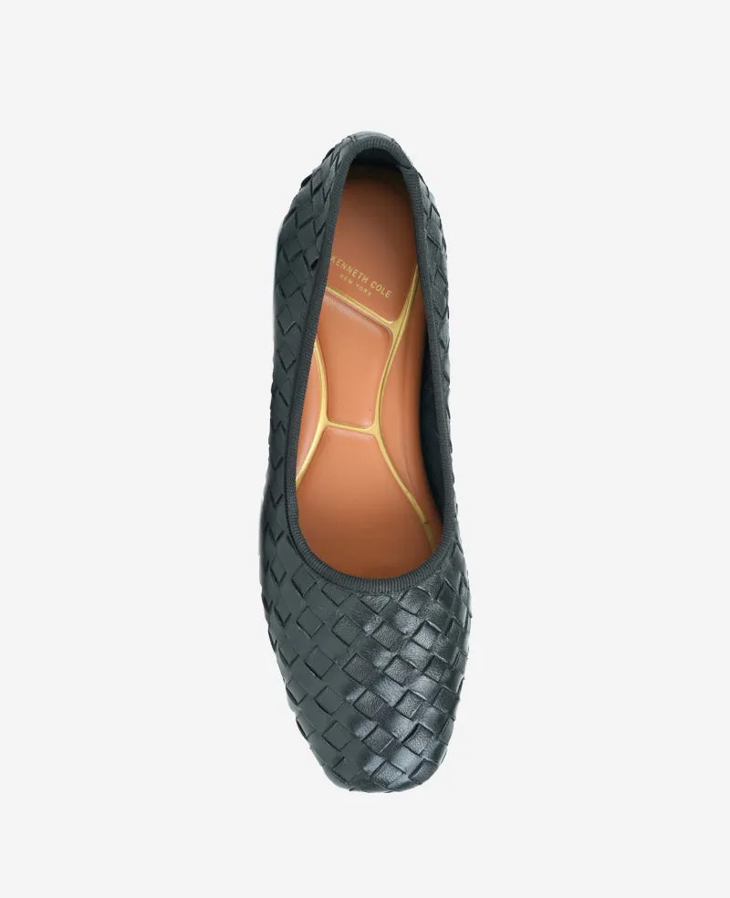 Birdie Woven Leather Pump