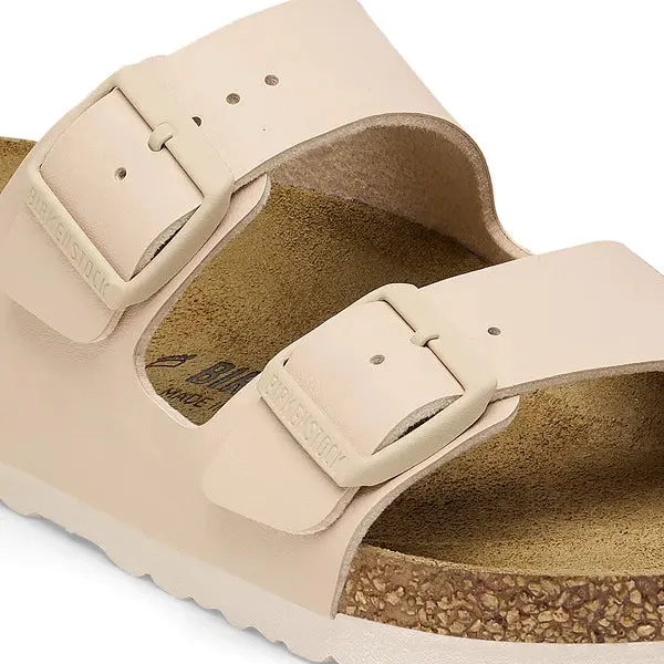 BIRKENSTOCK -ARIZONA-DOUBLE BUCKLE FLAT FASHION MULE - NUDE
