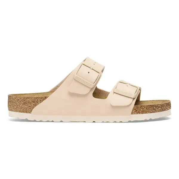 BIRKENSTOCK -ARIZONA-DOUBLE BUCKLE FLAT FASHION MULE - NUDE