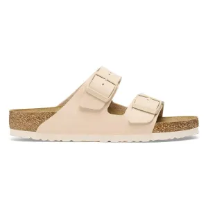 BIRKENSTOCK -ARIZONA-DOUBLE BUCKLE FLAT FASHION MULE - NUDE