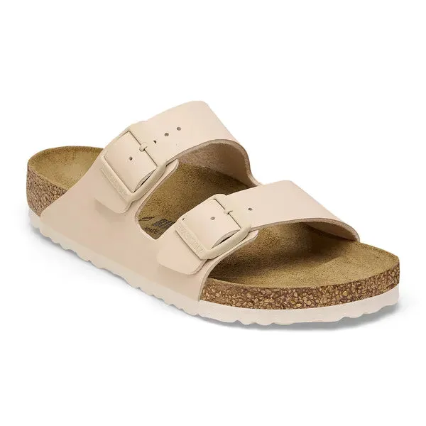 BIRKENSTOCK -ARIZONA-DOUBLE BUCKLE FLAT FASHION MULE - NUDE