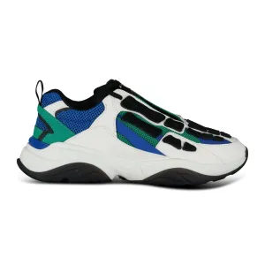 Bone Runner Leather & Mesh Blue & Green