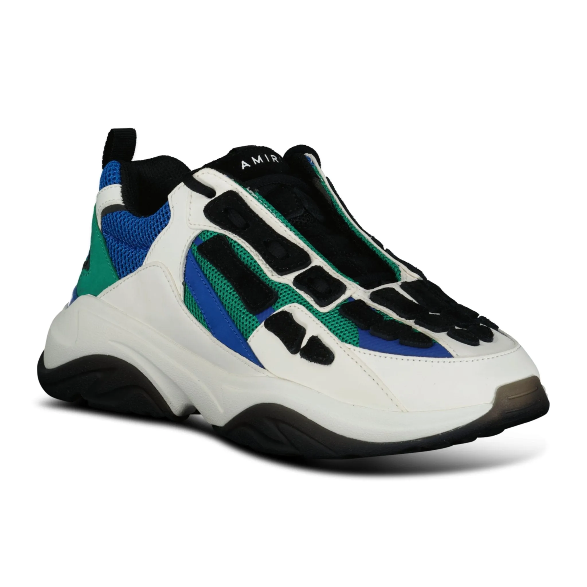 Bone Runner Leather & Mesh Blue & Green