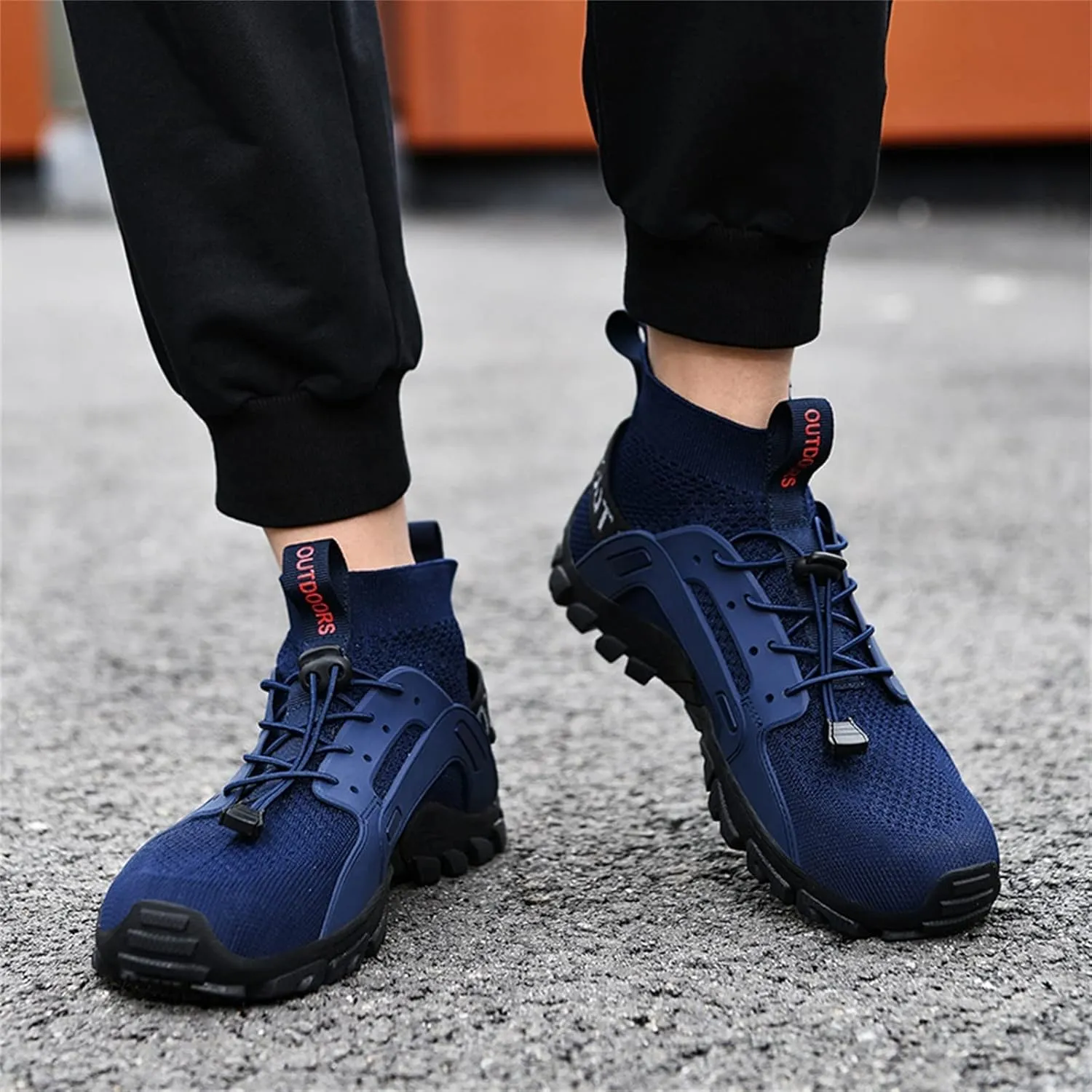 BORAMAX Men's Running Shoes Non Slip Athletic Tennis Walking Type Sneakers Hip Hop Men Walking Running Sneakers Shoe