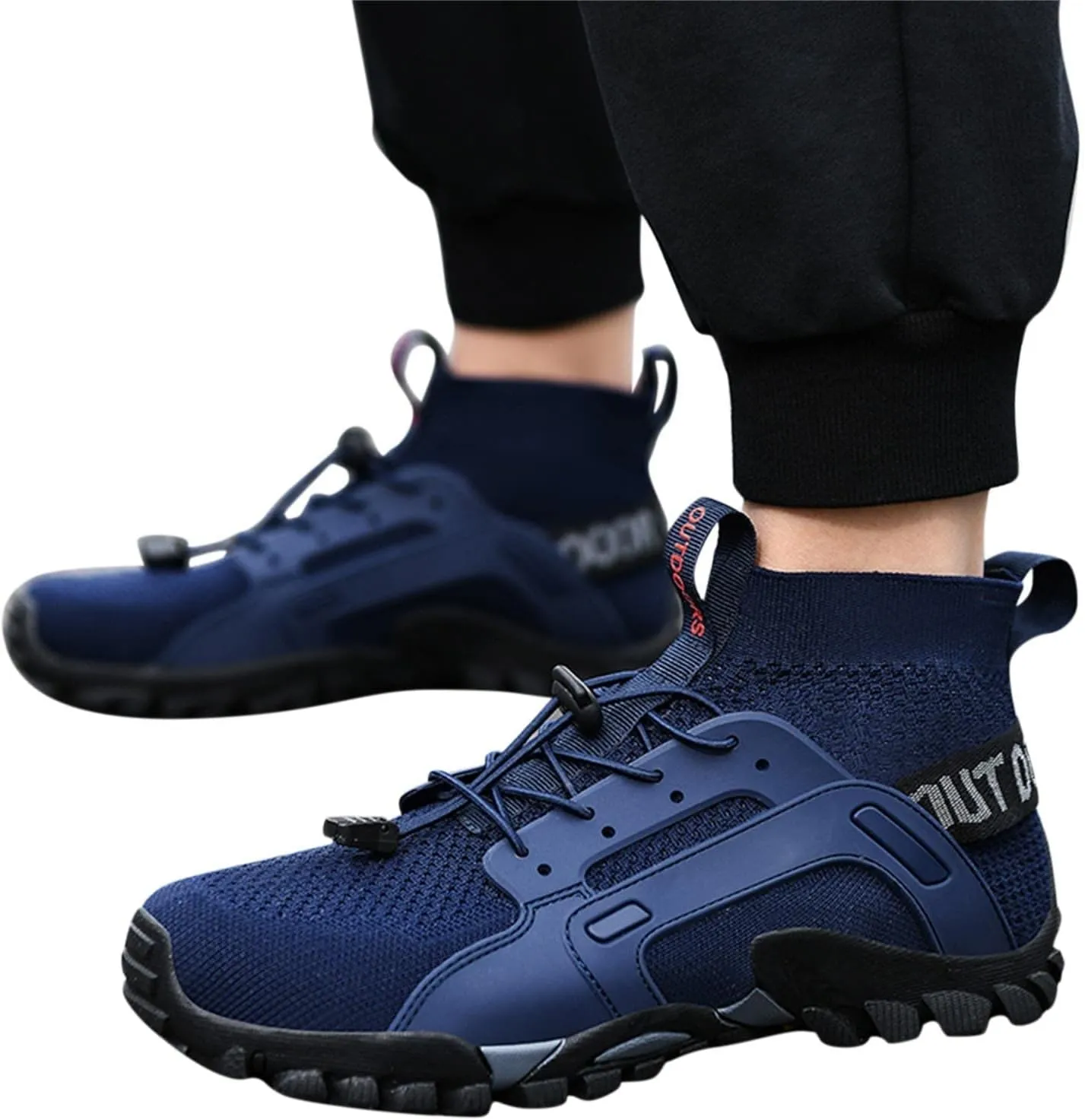 BORAMAX Men's Running Shoes Non Slip Athletic Tennis Walking Type Sneakers Hip Hop Men Walking Running Sneakers Shoe