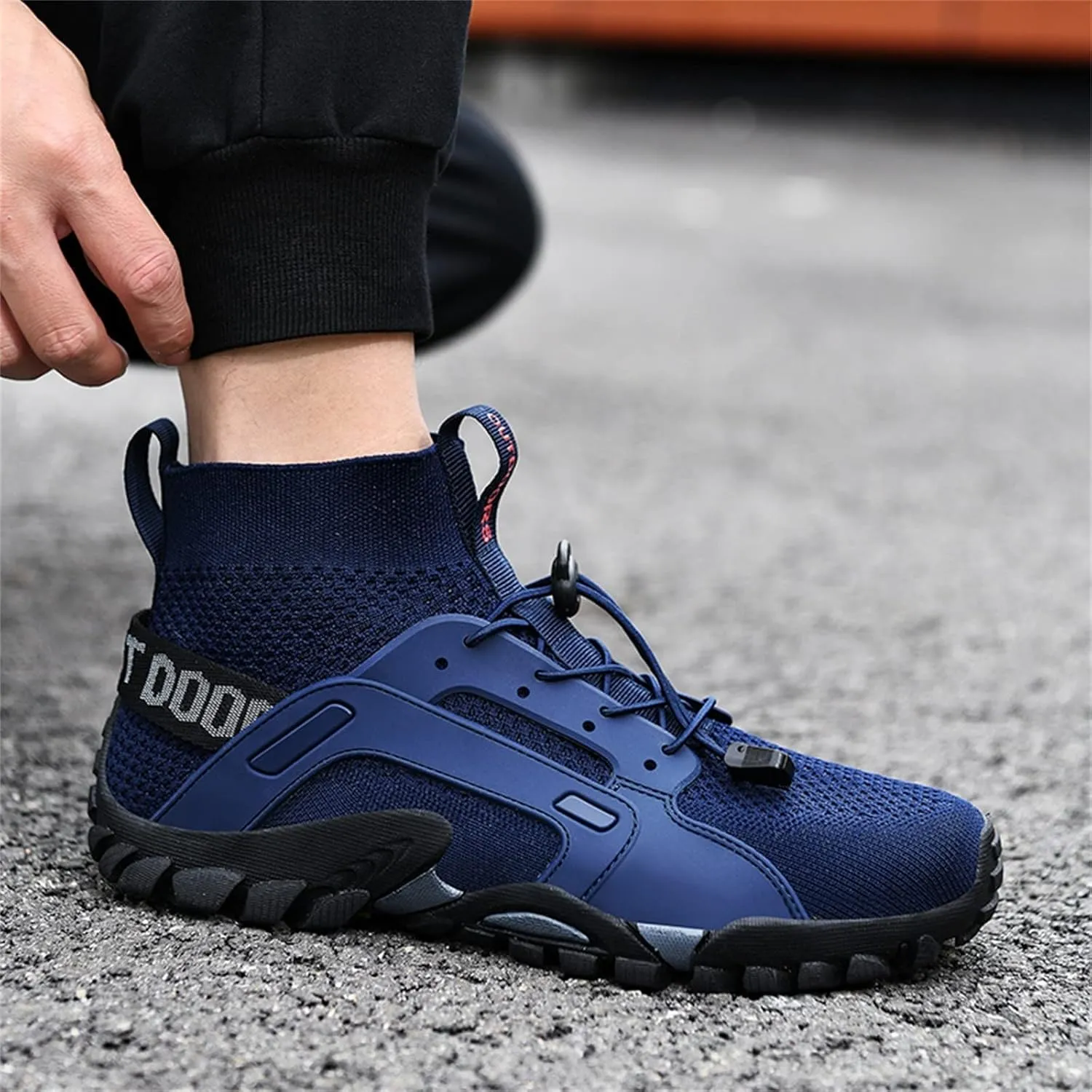 BORAMAX Men's Running Shoes Non Slip Athletic Tennis Walking Type Sneakers Hip Hop Men Walking Running Sneakers Shoe