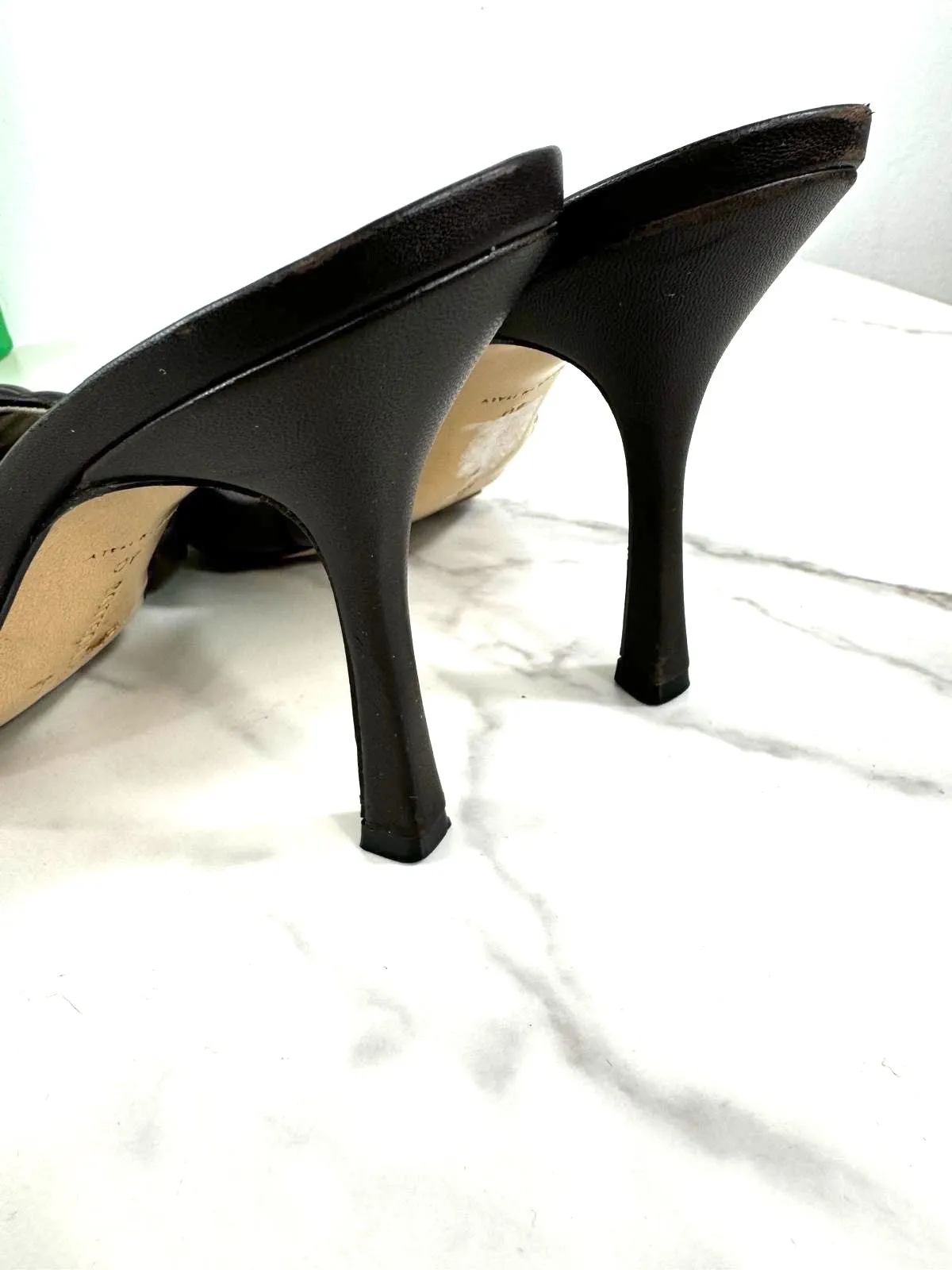 BOTTEGA VENETA PADDED NAPPA LEATHER MULES