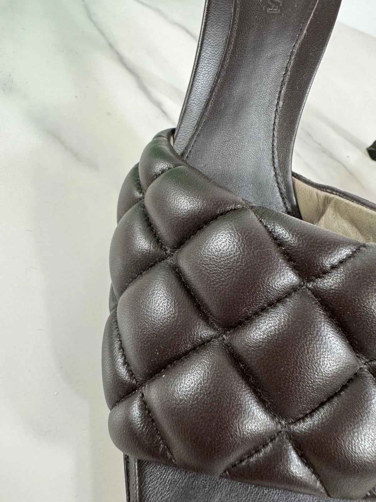 BOTTEGA VENETA PADDED NAPPA LEATHER MULES