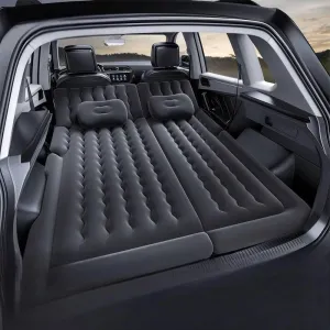 Car Air Mattress for BMW X3 F25 2011 2012 2013 2014 2015 2016 2017,Flocking & PVC Thickened Double-Sided Portable Foldable Sleeping Pad Back Seat Trunk Inflatable Electric Pump Pillows,B