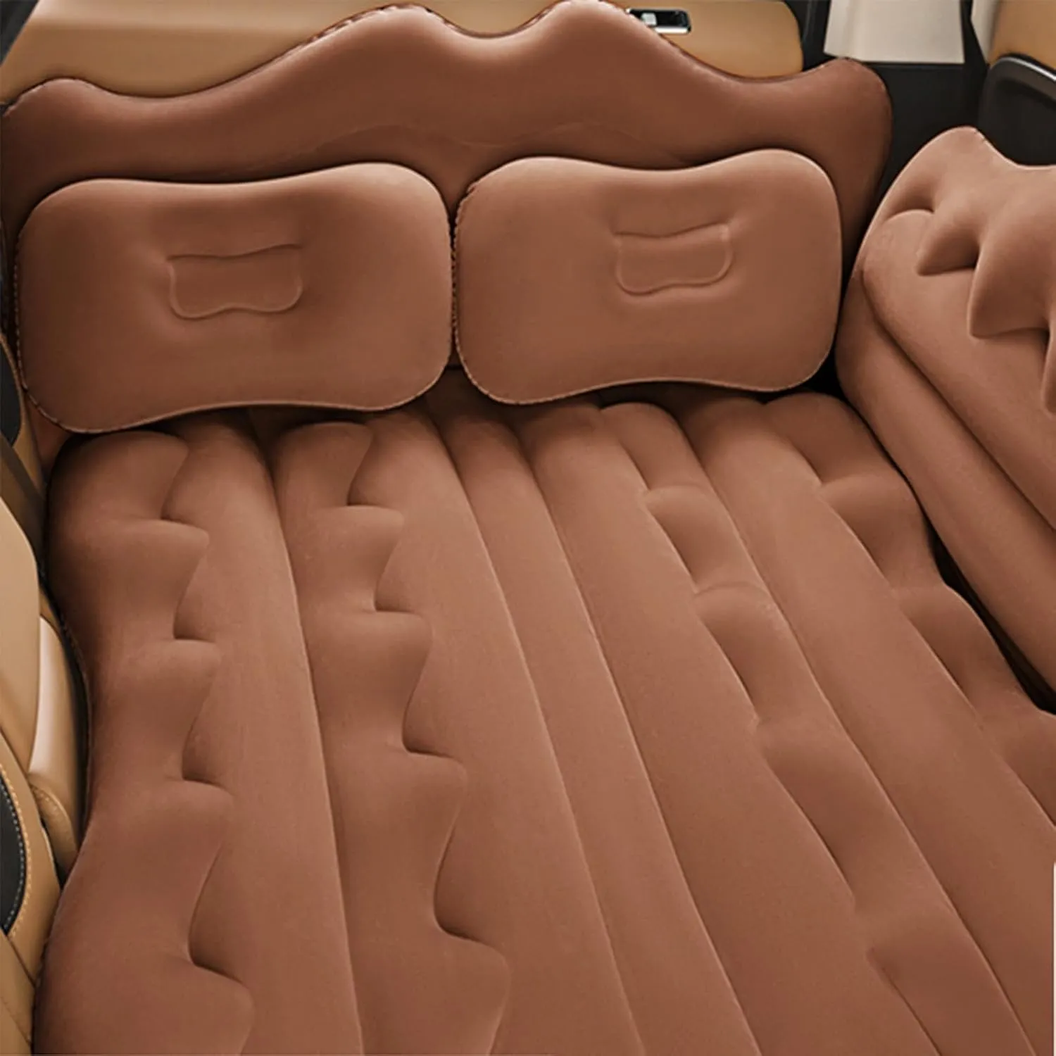 Car Air Mattress for HAVAL F7 2019 2020 2022 Thickened Durable Car Camping Air Mattress Bed with Air Pump Inflatable Sleeping Mat,D