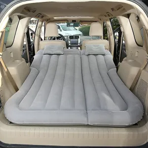 Car Inflatable Mattress for Toyota RAV4 HEV 2019 2020 2021 2022 2023 2024 2025 2026 Portable Air Bed Rear Trunk Camping Bed Back Seat Mattress Folding Air Bed Cushion,Grey