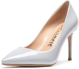 Castamere High Heels Womens Pointed-Toe Slip-on Pumps 8.5CM Stiletto Heel Shoes