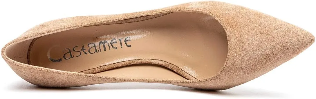 Castamere Womens Basic High Heels Pumps Slip-on Pointy Toe Stilettos 8.5 CM Heel