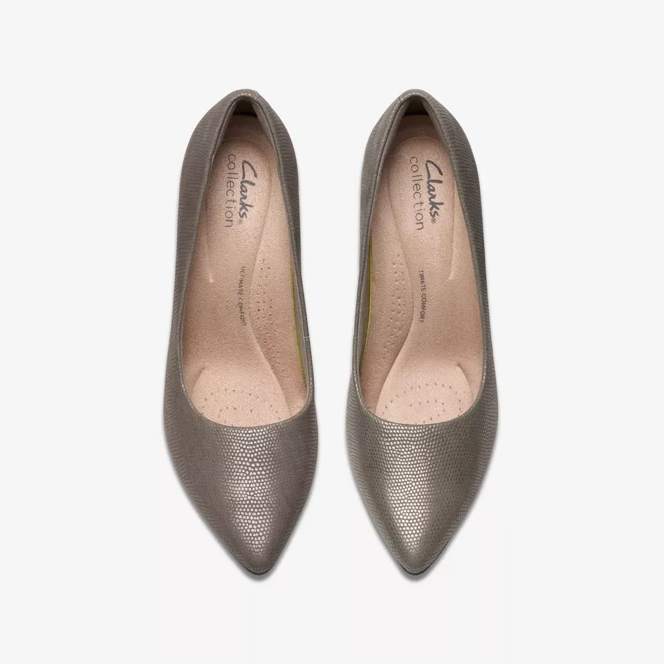Clarks Women's Kataleyna Gem Silver Metallic