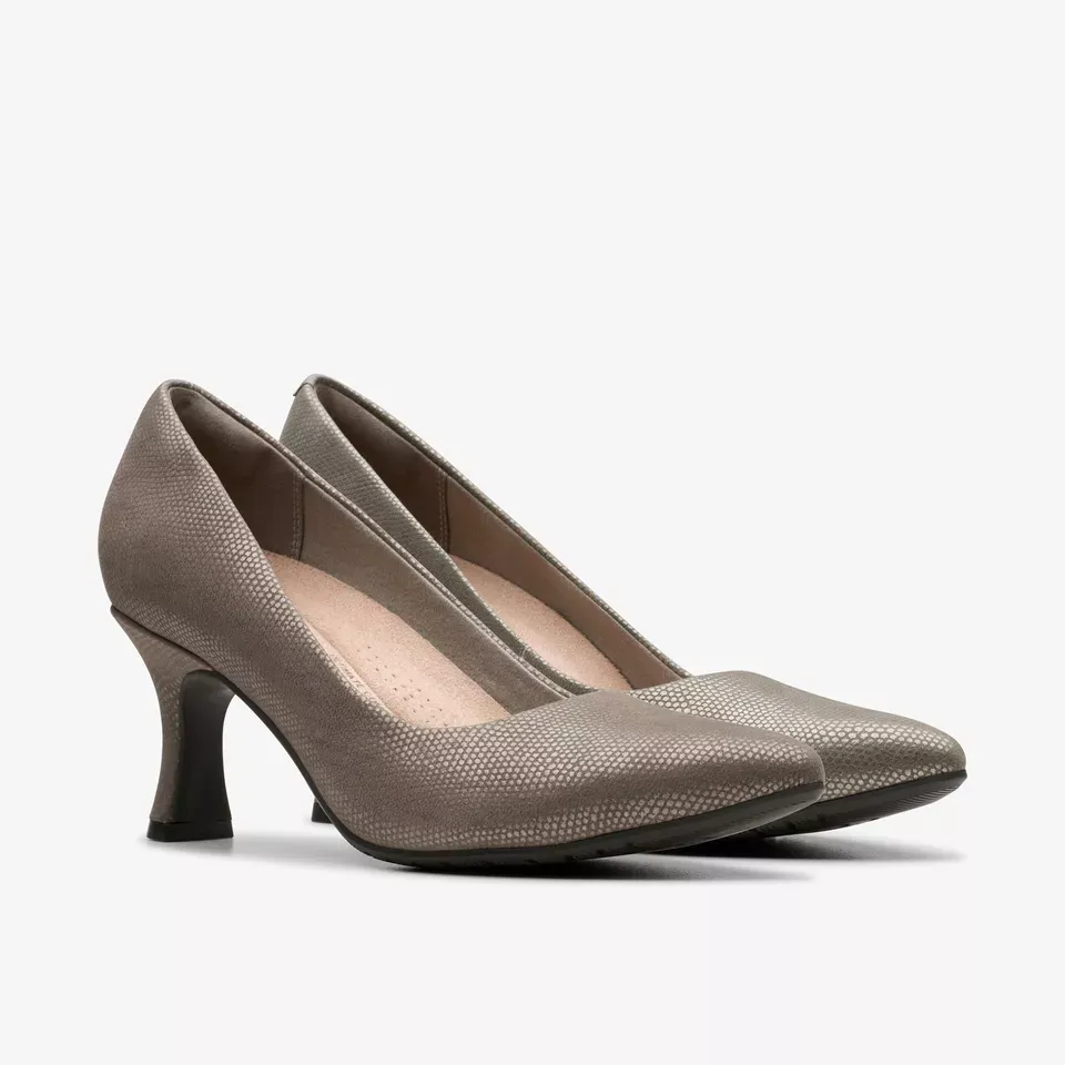 Clarks Women's Kataleyna Gem Silver Metallic