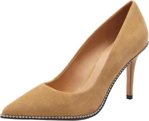 Coach Women's Waverly Pump, Peanut, 9