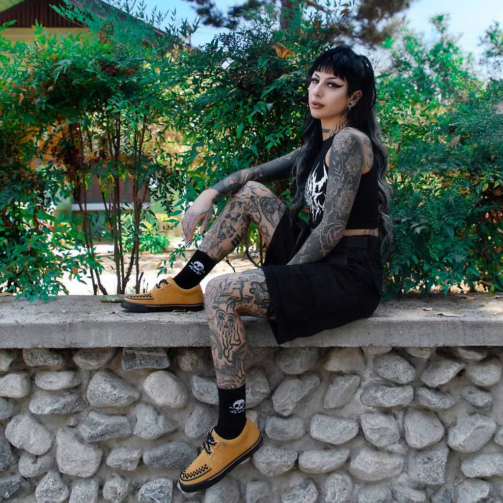 Creeper Sneaker Hot Mustard Suede