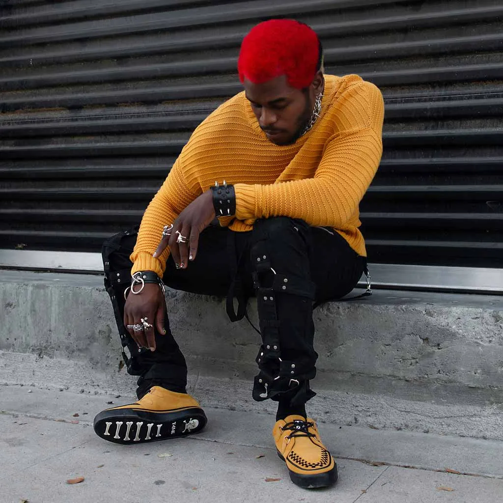 Creeper Sneaker Hot Mustard Suede