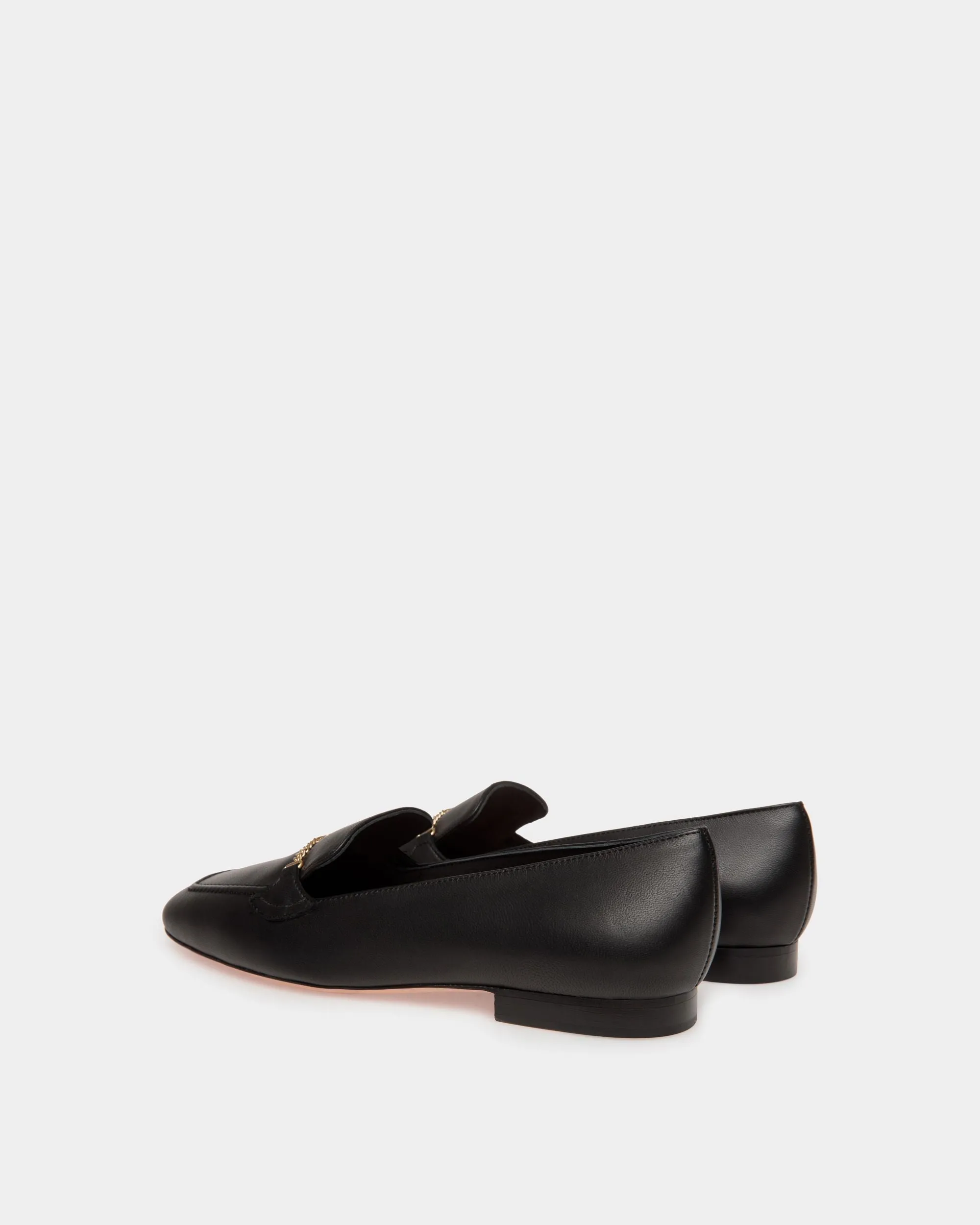 Daily Emblem Loafer in Black Leather