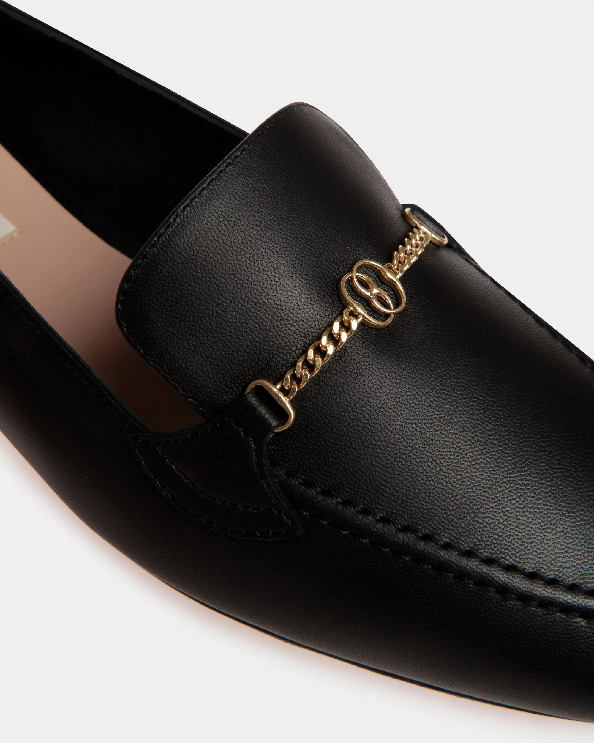 Daily Emblem Loafer in Black Leather