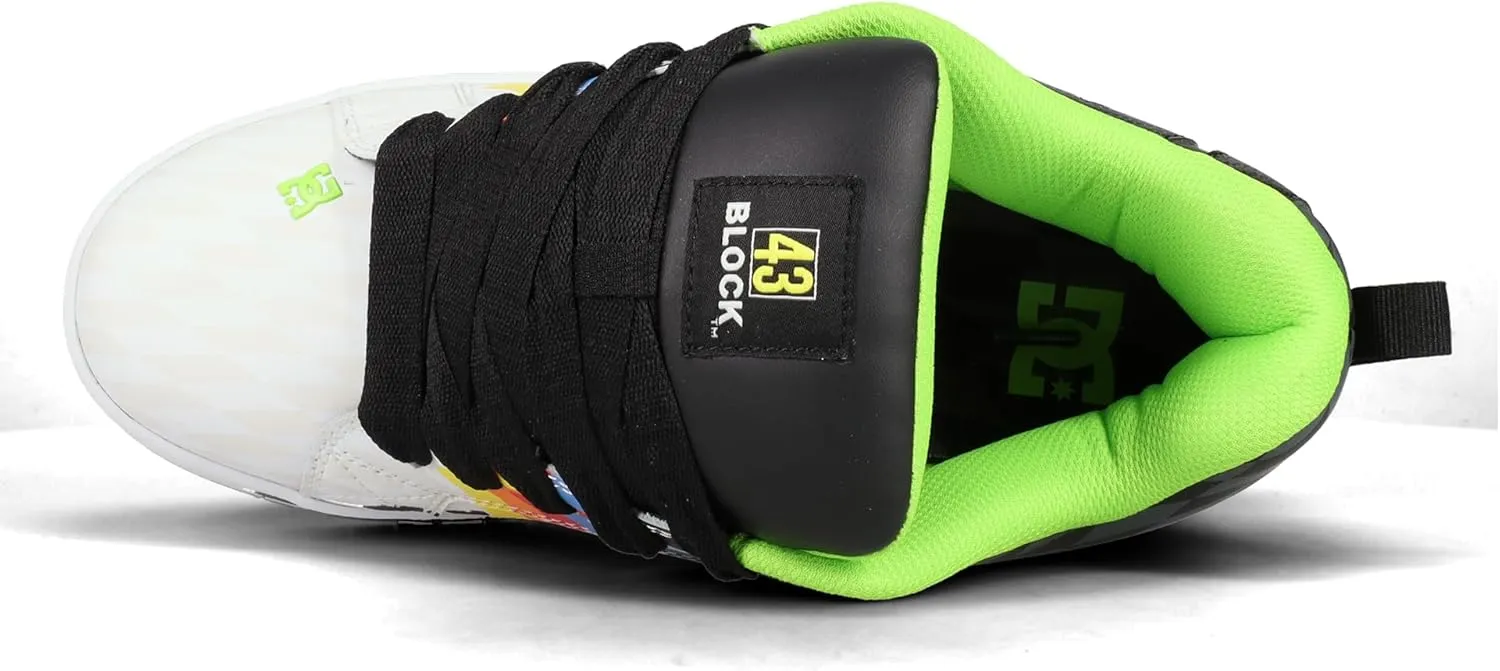 DC Men's 43i Court Graffik Skate Sneaker