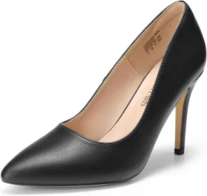 DREAM PAIRS Women's Closed Toe High Heels Dress Pointed Toe Wedding Pump Shoes