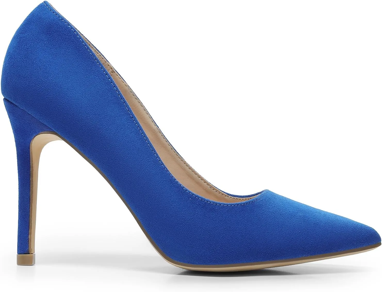 DREAM PAIRS Women's Closed Toe High Heels Dress Pointed Toe Wedding Pump Shoes