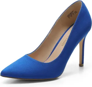 DREAM PAIRS Women's Closed Toe High Heels Dress Pointed Toe Wedding Pump Shoes