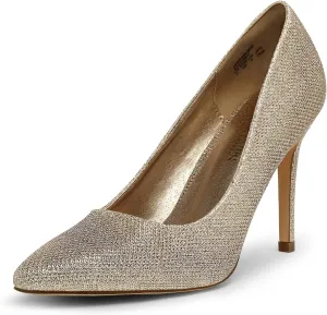 DREAM PAIRS Women's Closed Toe High Heels Dress Pointed Toe Wedding Pump Shoes