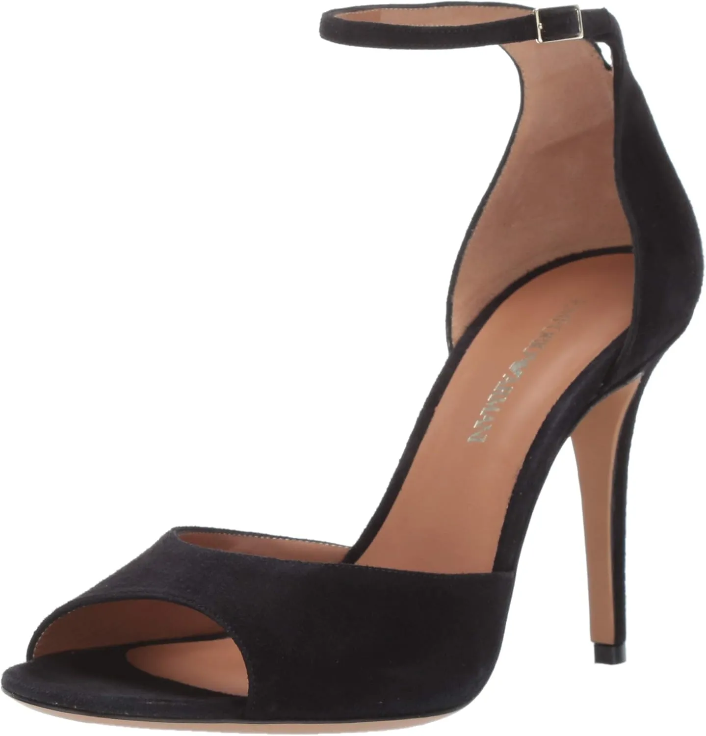 Emporio Armani Women's Suede Ankle Strap Pump