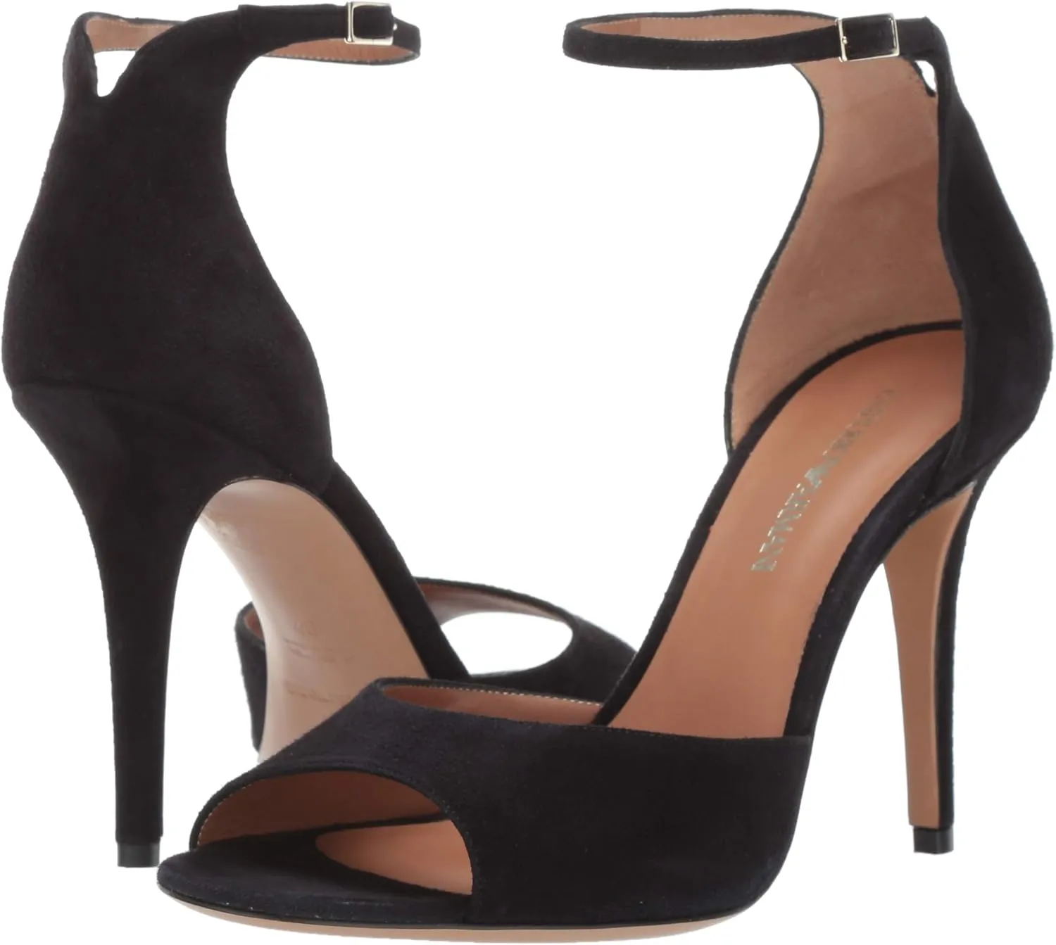 Emporio Armani Women's Suede Ankle Strap Pump