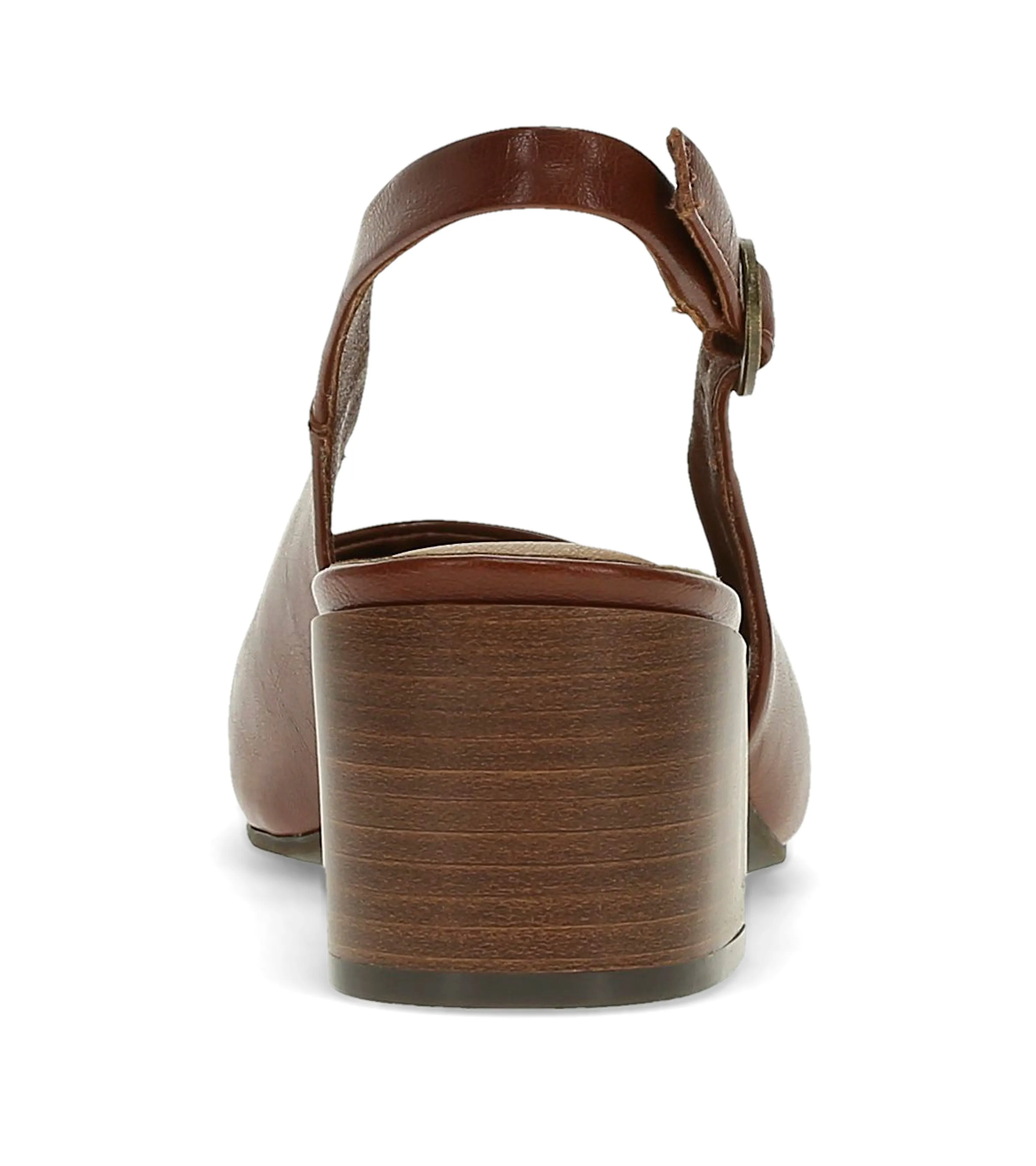 Ester Block Heel Slingback Pump